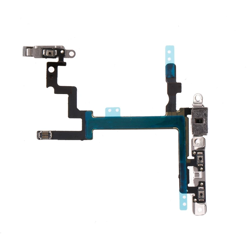 100 test Original For iPhone 5 Power Switch On Off Mute Volume Button Connector Ribbon Flex 2
