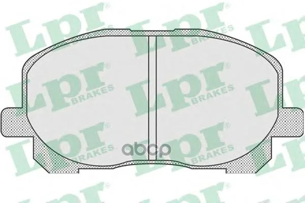 Колодки Тормозные Toyota Avensis Verso 2.0/2.0d 01- Передние Lpr 05p904 Lpr арт. 05P904