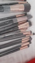 Anmor-Juego de brochas de maquillaje, para base de sombra de ojos, colorete en polvo, delineador de ojos, pestañas, labios, herramienta cosmética, 4-16 Uds.