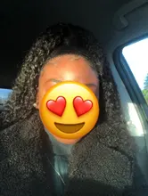 Coleta de pelo rizado Afro, cabello humano Remy brasileño con cordón, coleta Ombre, extensiones de cabello