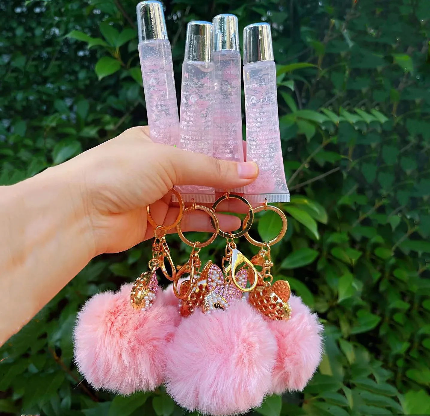 2022 Lipgloss Base Private Label Clear Ciuccio Rossetto Sirena Mini Set Portachiavi Gel Fox Portachiavi Lucidalabbra