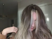 EASIHAIR-pelucas onduladas de cuerpo largo para mujer cabello sintético degradado, negro, marrón, Rubio, Cosplay, parte media Natural, resistente al calor