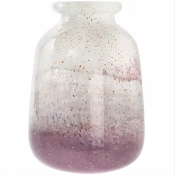 

Vase screw rose quartz 29 cm