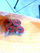 Shafts Wheels Bearing Ball-Roller Skateboard Scooter 608RS Precision Abec 9 Steel 4pcs