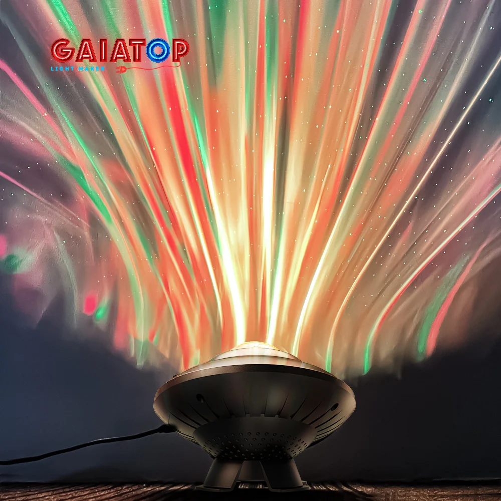Tanie Galaxy projektor Starry Sky Aurora projektory UFO lampka nocna lampa wystrój pokoju sklep