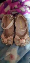 Zapatos de princesa con lazo de diamantes de imitación para niñas, zapatos planos de cuero para fiesta y baile