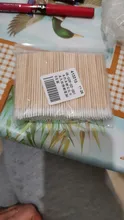 300 Uds mango corto de madera pequeño señaló cabezal con punta hisopo de algodón cejas tatuaje belleza maquillaje Color de uñas de costura dedicado sucio recoger