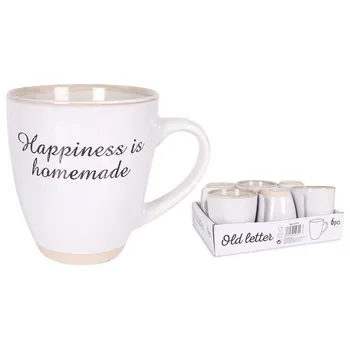 

Set of Mugs Jumbo Old Letter 450 cc (6 pcs)