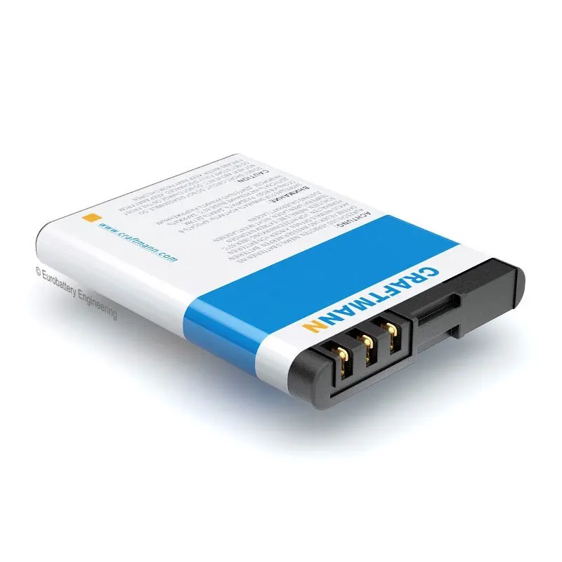 

Replacement Battery 900mAh NOKIA 2600 CLASSIC, 7510 SUPERNOVA, N75 (BL-5BT)