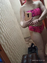 Push-Up Bikini Bathing-Suit Bandage Swimwear Women Animal-Printed Female Sexy