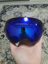 COPOZZ-Gafas de esquí para hombre y mujer, lentes de Snowboard para esquiar, protección UV400, antiniebla