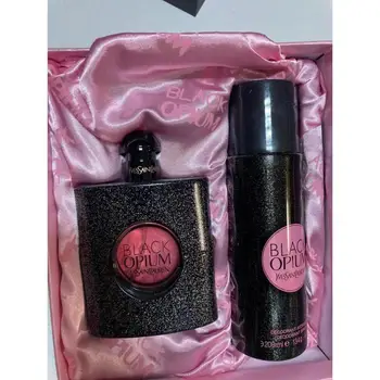 

Y es Sa int La urent Blac k Op ium edp 90 ml Lady Tester Perfume & 200 ml Deodorant GİFT SET
