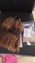 99J Hair-Extension Curl Curly-Bundles Funmi Hair Remy Colored Double-Drawn Peruvian T1B