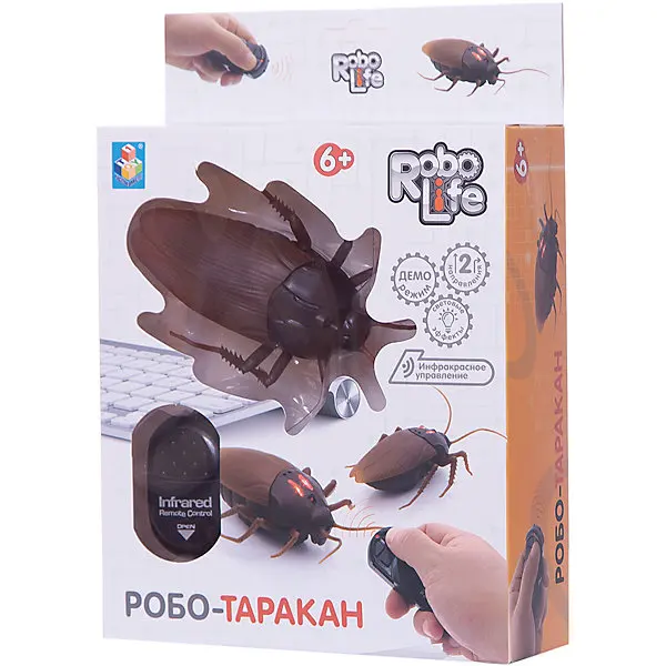Робот на ИК управлении 1toy "Robo Life" Робо-таракан