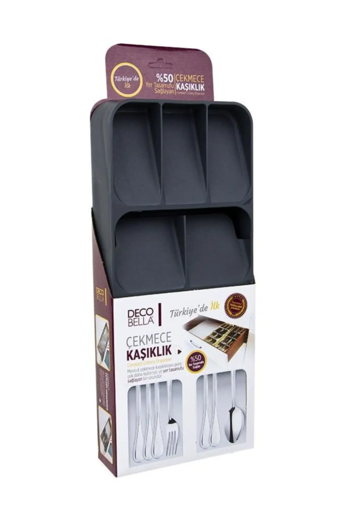 

Decobella 9 Compartments Cutlery Kitchen Organizer Cutlery