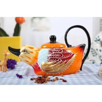 

DUCK SHAPED PORCELAIN TEAPOT