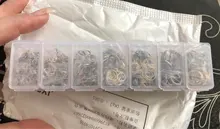 Unids/set de 3, 4, 5, 6, 7, 8 y 10mm, conectores de anillo de salto abierto, bricolaje para collar, kit para hacer joyas, Finding, conjuntos de suministros, 1370