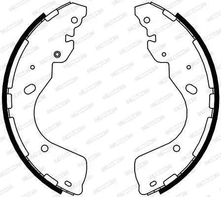 Колодки барабанные задниеNissan Navara D40M 2.5DCI/3.0DCI 05 FER