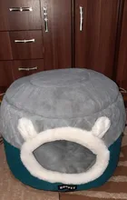 Bed Kennel Cat-House Hoopet Cave Home Dog-Puppy Warm for Teddy