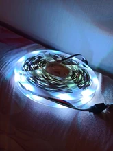 RGB Tape Diode Led-Light-Strip Decoration Neon Ribbon Flexible Waterproof RGBWW for 5M