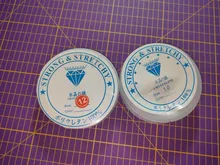 Cuerda Elástica transparente de cristal, cordón de 0,4-1,2mm para abalorios, cuerda de hilo para pulsera DIY, accesorios para fabricación de joyas