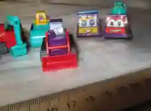 6 uds juguete de modelo de coche atrás coche vehículo móvil camión de bomberos modelo Taxi chico Mini juguetes regalo Diecasts juguete para los niños