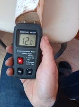 EMT01 de dos pines Digital medidor de humedad de madera 0-99.9% de probador de la humedad de la madera húmeda Detector con una gran pantalla LCD