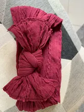 2019 accesorios de bebé niño chica bebé amplia diadema niño ropa de algodón de moda arco diseño de cuerdas pelo banda sólido apoyos de la foto