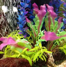 Aquarium-Accessories Decoration Materials Fish-Tank Artificial Green 20cm PVC Plants