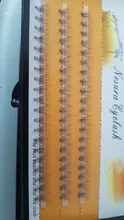 60 racimo/caja de pestañas individuales 0,07/0,1 grueso conjunto de pestañas extensión 3D pestañas falsas naturales al por mayor