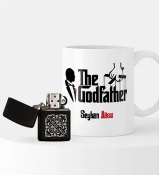 

Personalized The Godfather Gasoline Lighter and Mug Set