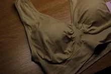 VEQKING M-XXL XXXL 4XL 5XL 6XL de gran tamaño Sujetador deportivo negro Blanco transpirable alambre libre dormir diaria sujetador de La Yoga las mujeres acolchado deporte