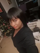 Bob corto pelucas de cabello humano brasileño liso, pelucas de corte corto Remy para mujeres negras, Color Natural, pelucas de máquina completa con explosión