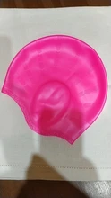 Swimming-Caps Ear-Protect Long-Hair Adults Waterproof Silicone Women Natacion Large Badmuts