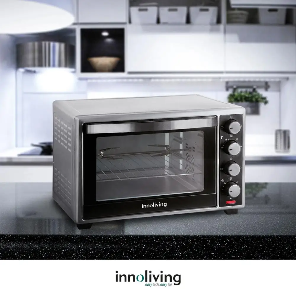 Forno elettrico con ventilazione e girarrosto 38L 1600W INNOLIVING INN  739|Ovens| - AliExpress