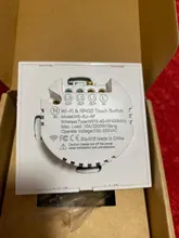 Smart-Switch Alexa Echo RF433 Remote-Control Tuya Wifi Google Home with White Touch Glass-Panel