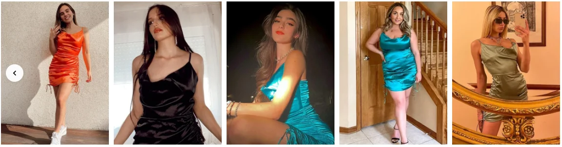 DIWU Ruched Satin Summer Dress Drawstring Spaghetti Straps Cowl Neck Backless mini Dresses for Women Party Sexy Vestidos 2022