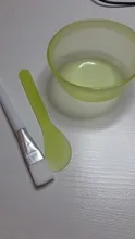 Cuenco de mascarilla para maquillaje, 3 uds., Kit de cucharita herramienta, color aleatorio casero