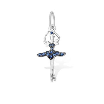 

Silver pendant ballerina EFREMOV with cubic zirconia, 925 sterling