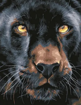 

Painting by numbers paintboy GX 35103 view Panthers 40x50 cm