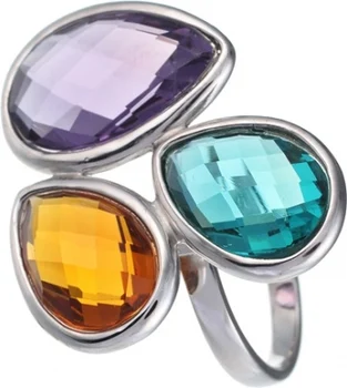 

Jay VI ring with silver glass