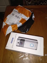 EKEN-Timbre de puerta inteligente con Wifi, cámara de seguridad modelo V5 con intercomunicador y timbre para puerta IP inteligente de visión nocturna con conexión Wifi inalámbrica, perfecta para el hogar