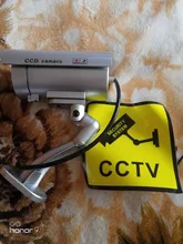 Cámara ficticia falsa impermeable para exteriores, videovigilancia de seguridad para el hogar, bala, Ipcam de visión nocturna interior con luz LED