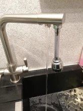 Tap Faucet-Mixer Sink Water-Purification Frap Dual-Handle Black Kitchen Rotation Letter-Design