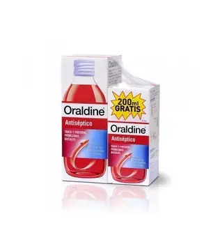 

Oraldine antiseptic Pack 400 Ml + 200 Ml