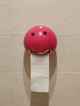 Emoticon ABS Plastic Roll Paper Holder A Variety Of Colors Creative Roll Tissue Box 