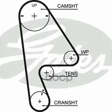 5409xs_ремень Грм! 103x240 Honda Civic 1.4/1.5 Vtec Sohc 91 Gates 5409xs Gates арт. 5409XS