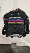 ASTANA-Ropa negra de ciclismo para hombre, camisetas de secado rápido, pantalones cortos para bicicleta de equipo, 9Dgel, para verano, 2020