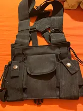 Funcional táctica bolsa de pecho de bala Camiseta estilo Hip Hop sin mangas Streetwear bolsa de paquete de la cintura de las mujeres negro pecho plataforma bolsa 233