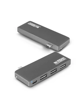 

TCH02UF hub interface USB 3.2 Gen 1 (3.1 Gen 1) Type-C Gray